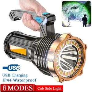 Super Bright 22000000LM LED Flashlight High Powered Torch USB Rechargeable Lamp# - Picture 1 of 10
