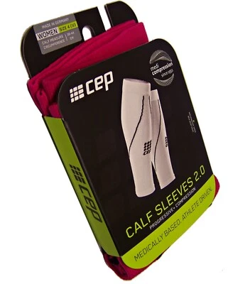 CEP Women's 20-30 Compression Calf Sleeves 2.0 - Size 4 Pink Unused - NOS - Image 1 of 4
