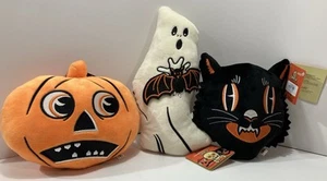 Creepy Co Beistle Halloween Plush Bundle- Cat, Jack-o’-lantern , Ghost - Picture 1 of 8