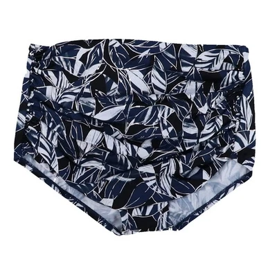 Traje de baño Miracle para mujer parte inferior frontal plegable floral elástico azul nuevo Foto 1 de 2