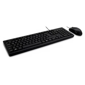 Inter-Tech KB-118 Tastaturen (Standard, kabelgebunden, USB, QWERTY, Schwarz, Mau - Bild 1 von 1