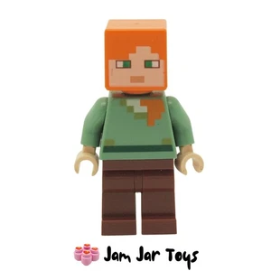 LEGO Alex Minecraft Mini Figure - 21121 21123 21128 21129 21140 MIN017 R497 - Picture 1 of 3