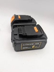 (2-Pack) For DEWALT DCB206-2 DCB205-2 20V MAX XR 6 Ah Lithium-Ion Batteries New - Picture 1 of 5
