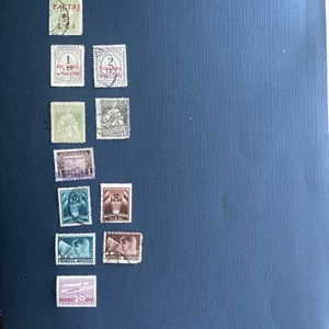 Romania 1928-1936 Various 11 Tax Stamps, F/VF Condition See Photos - Picture 1 of 6