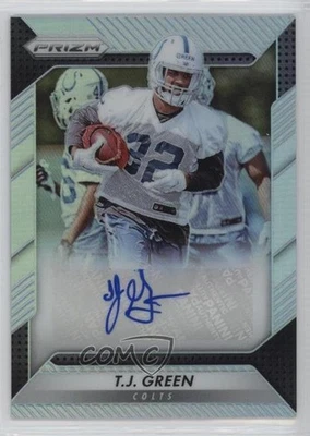 2016 Panini Prizm Rookie Auto Silver Prizm TJ Green #RA-TJG Auto RC - Image 1 of 2