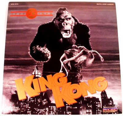 KING KONG Laserdisc 6Oth Anniversary FAY WRAY 1933 Full Recently PLAY TESTED LD - Image 1 of 2