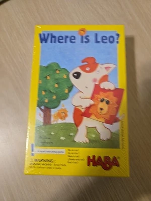 WHERE IS LEO? HABA NEW SEALED CHILDRENS GAME  SEARCHING - Image 1 of 2