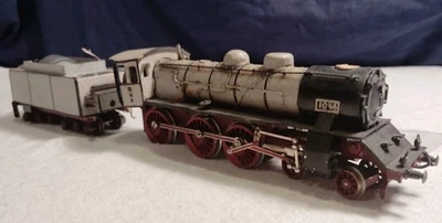 Eigenbau H0 - Dampflokomotive P8, BR38 aus Holz & Messing - für Bastler! Hamo - Bild 1 von 4