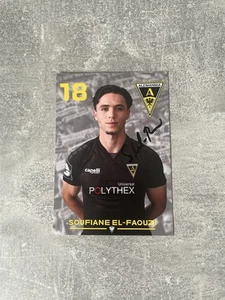 Soufiane El Faouzi Handsignierte Autogrammkarte Alemannia Aachen 2024/25 24/25 - Bild 1 von 2