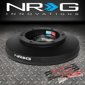NRG FOR 06-12 BMW E90 3-SERIES STEERING WHEEL QUICK RELEASE SHORT HUB ADAPTOR - Picture 1 of 8