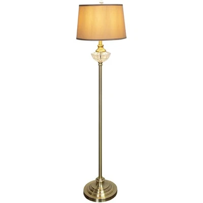 Dale Tiffany GF20307 Kayla Floor Lamp Golden Antique Brass - Image 1 of 2