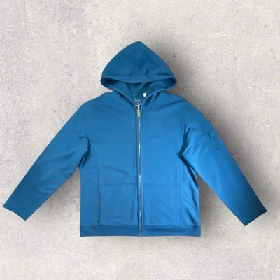 Zenergy by Chico’s Womans Size 2 (L/12) Blue Full Zip Hoodie Sweater - Image 1 of 4