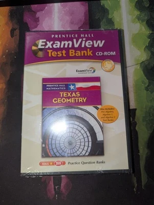 Prentice Hall Texas Mathematics Exam View Test Bank CD-ROM - Geometry - Image 1 of 2