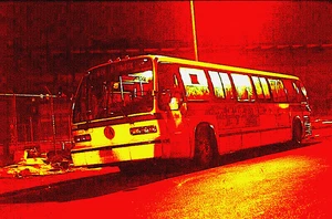 ORIGINAL KODACHROME SLIDE NYC BUS 1983 GM RTS #3204 Q-24 VAN BUREN-BWAY 1-25-92 - Bild 1 von 1