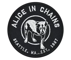 Alice In Chains The Dog Album Tripod Patch | American Grunge Metal Band Logo - Picture 1 of 2