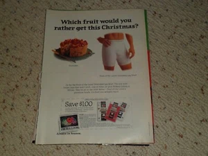 1995 FRUIT OF THE LOOM AD / ARTICLE - Bild 1 von 1