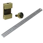 Woodworking Tool Carpentry Steel Ruler Positioning Limit Block Measuring Tool