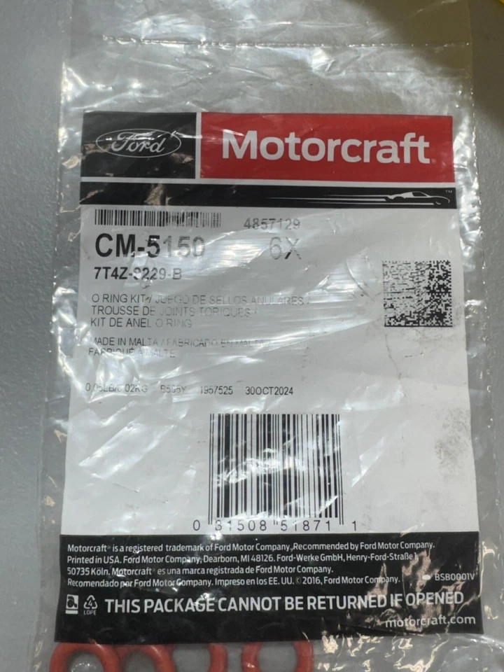 Injector Seal Kit  Motorcraft  CM-5150 - Image 1 of 1