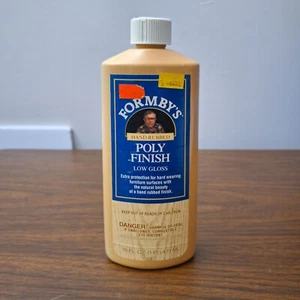 Formbys Poly Finish Low Gloss Hand Rub Furniture 16 oz New Nos Discontinued Htf - Picture 1 of 2