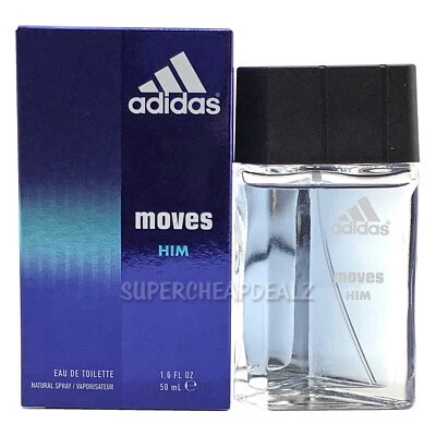 Adidas Moves for Him 1.6 OZ eau de parfum spray para hombre nuevo en caja 100% auténtico Foto 1 de 3