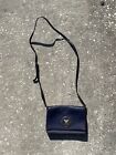 Kate Spade Shoulder Bag Clutch Purse Navy Blue Leather