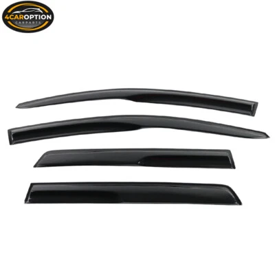Fits 07-11 Chevy Aveo5 T200 Hatchback Mugen Style Window Visors Rain Sun Guard - Image 1 of 4