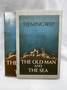 First Edition Library Hemmingway OLD MAN & THE SEA Hardcover w/Slipcase DJ New - Picture 1 of 11