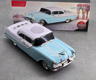 Cuba Styl Oldtimer Auto Car Designe Box Bluetooth Portable Audio Lautsprecher HB - Bild 1 von 4