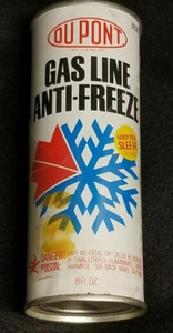  DU PONT GAS LINE ANTI-FREEZE Moisture Protection FULL WITH  HANDY POUR SLEEVE - Picture 1 of 2