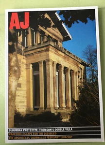 ArchitectsJournal 19Feb86 Thomson’s Double Villa Glasgow Retaining Trees on Site - Picture 1 of 10