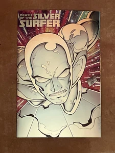 Death Of The Silver Surfer #1 Marvel primera impresión 2025 Ron Lim cubierta de lámina - Imagen 1 de 4