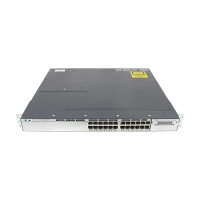 Cisco Catalyst 3750X-24T-L  24 Port Gigabit Stackable Switch WS-C3750X-24T-L - Image 1 of 4