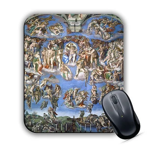 Last Judgement Michelangelo High Quality Soft MOUSE MAT Pad Classic Art Gift New - Picture 1 of 3