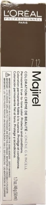 Loreal Majirel color crema permanente 7.12/7BV, 1.7 oz Foto 1 de 3