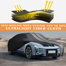 For Lotus NYO Evora Stretch Full Car Cover Indoor Dustproof Gray-Stripe+Bag