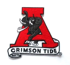 (1) MENGE (1) ALABAMA PURPURROT GEZEITEN FUSSBALL AUFNÄHER TYP A ARTIKEL # 134 - Bild 1 von 1