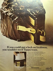Anuncio impreso vintage años 60 Tupperware 10" carrito para tartas fiesta en casa regalo de anfitriona - Imagen 1 de 2