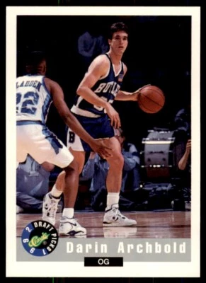 1992-93 Classic Draft Picks Darin Archbold . Butler Bulldogs #14 - Image 1 of 2