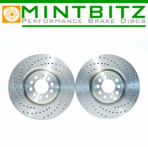 S3 Quattro TT 1.8T Octavia vRS Golf 1.8 GTi Bremsscheiben vorne gebohrt 312mm - Bild 1 von 1