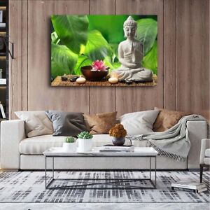 Buddha Wall Art Zen canvas Paintings Poster and Print Wall Picture Living Room