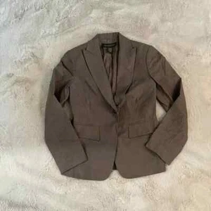 Banana Republic Damen Business/Arbeit/Karrierekleidung Anzug Blazer (Größe 0) Aschbraun - Bild 1 von 6