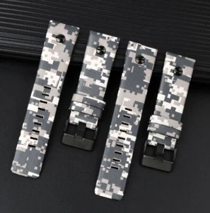 Leder Uhr Armband für Diesel DZ7311 4318 7395 Tarnfarbe Camouflage Ersatz - Bild 1 von 10