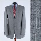 Mens Summer Blazer 44L UK Size BATISTINI Grey Sport Coat Linen Jacket