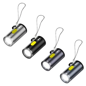 Hand Type C Input Mini Flashlights with Lanyard Hole For Convenience to Carry - Picture 1 of 12