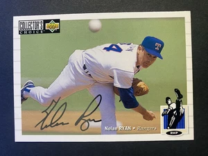 1994 Collector's Choice Baseball Nolan Ryan Silver Signature Card #249 (b) - Picture 1 of 2