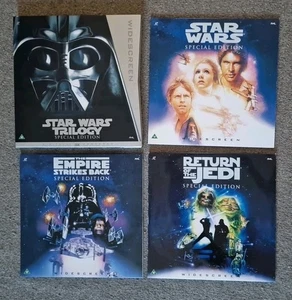 Star Wars Trilogy Laserdisc Special Edition PAL UK THX Widescreen Box Set - Picture 1 of 5