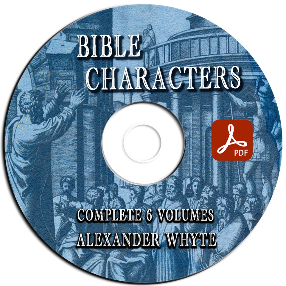 Bible Characters Alexander Whyte-bible Commentary-all 6 Volumes-book on CD