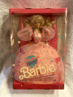 Muñeca Barbie Feliz Cumpleaños 1990, Nueva, ¡Nunca Abierta! Foto 1 de 4