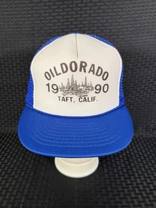 Cappello da baseball vintage 1990 Oildorado Taft California maglia berretto camionista - Foto 1 di 15