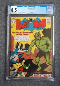 Batman #154 CGC 8.5 OW-W PAGES 1963 Silver Age Dr Dorn Appearance - Bild 1 von 3